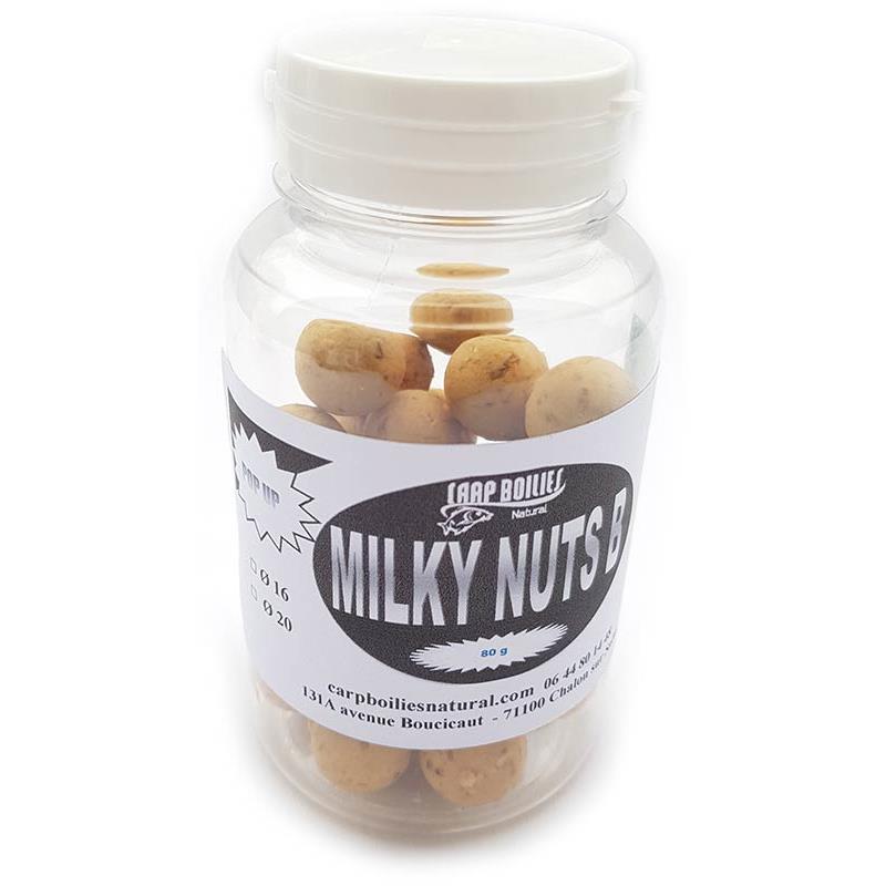 Bouillette Flottante Carp Boilies Natural Milky Nuts B