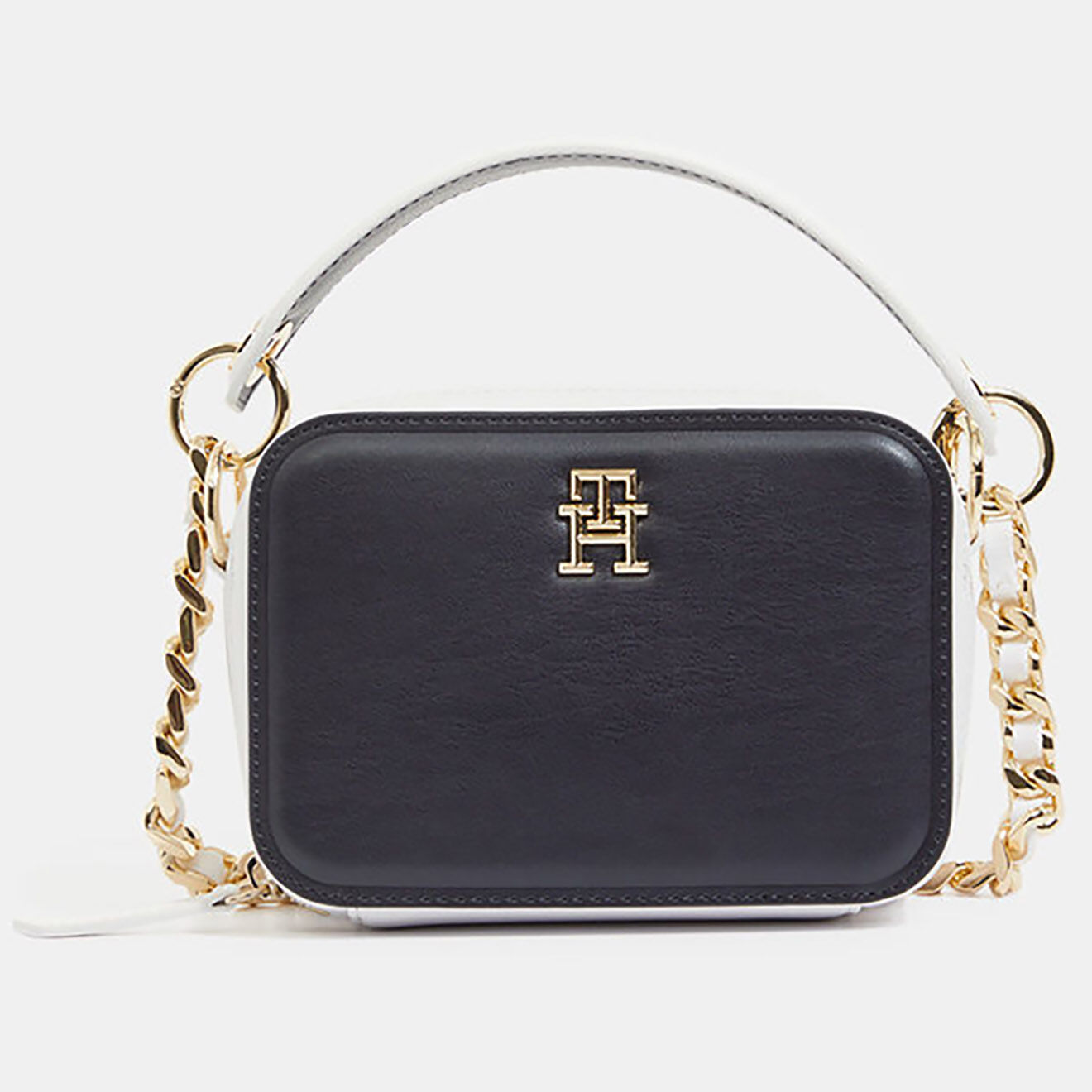 Tommy Hilfiger Mini sac à main Chic Trunk bleu marine - 12x17x6,5 cm