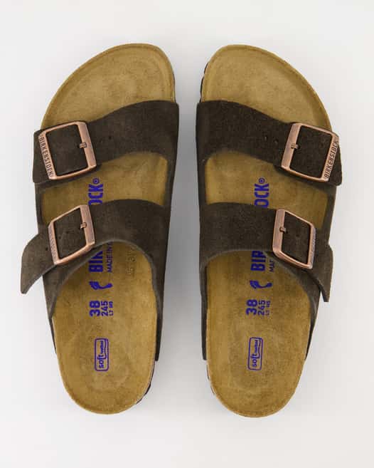 Birkenstock ARIZONA Pantoletten in Braun