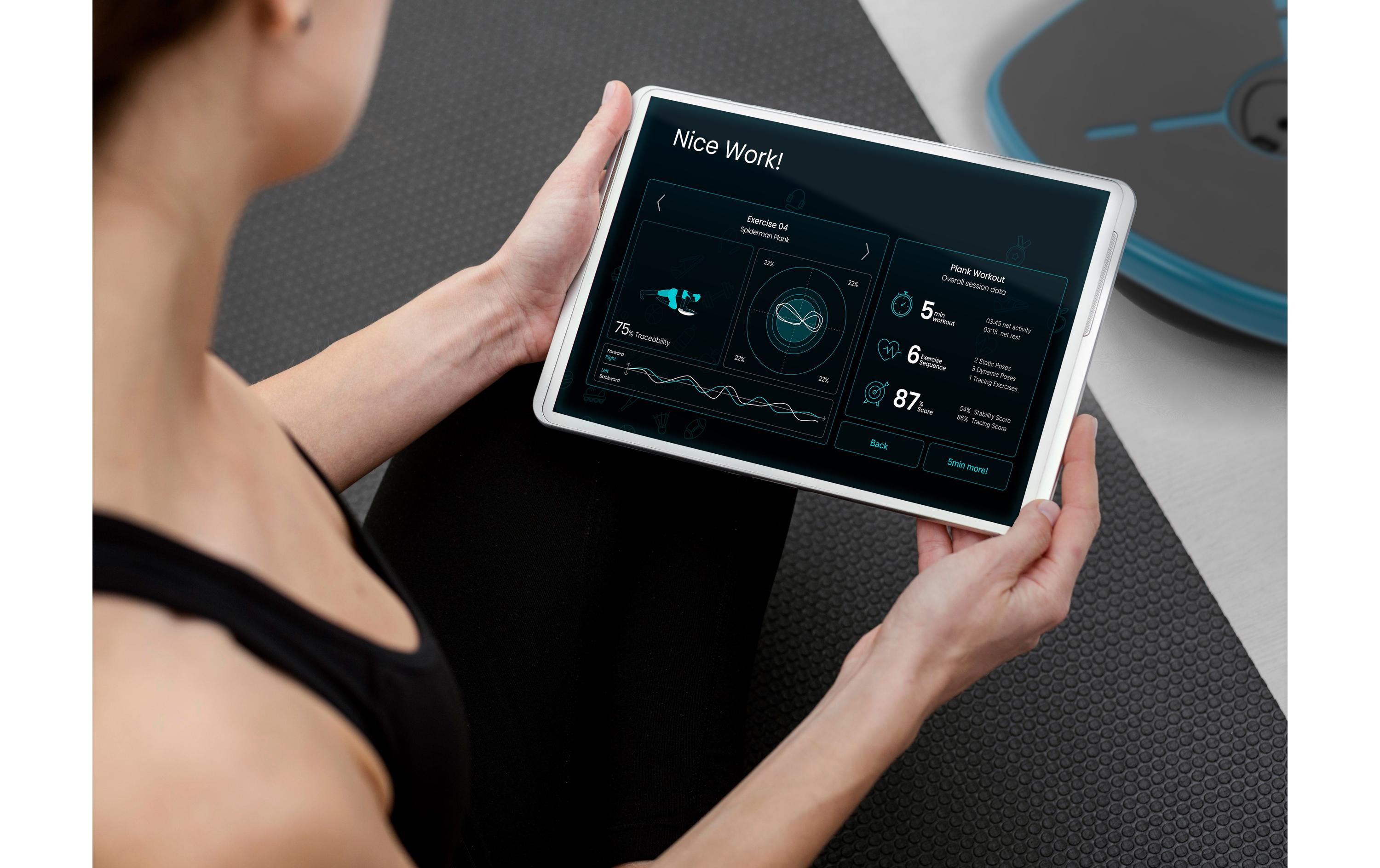 GoBalance Sport Balance Board<br>Balance Board mit Trainingsprogrammen und Spielen