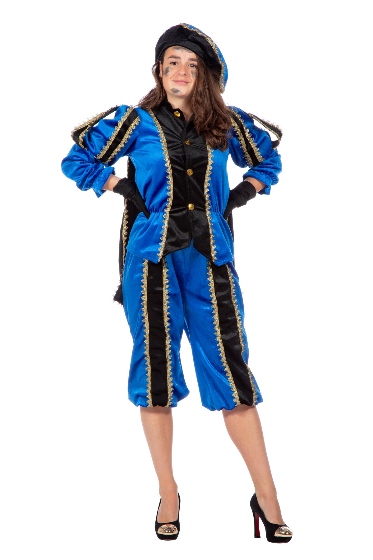Pietenpak Blauw Fluweel