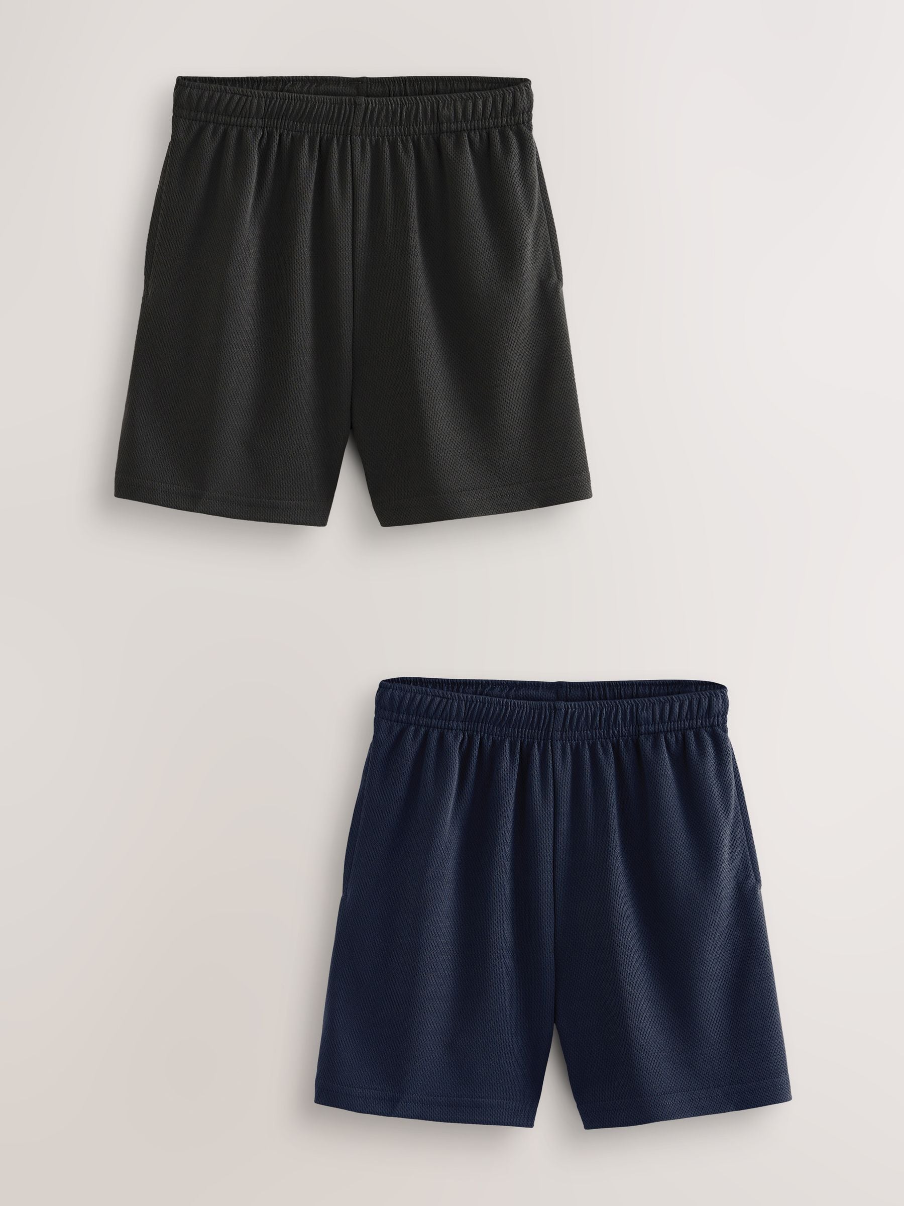 Zwart/marineblauw - Sportshort (3-16 jr)