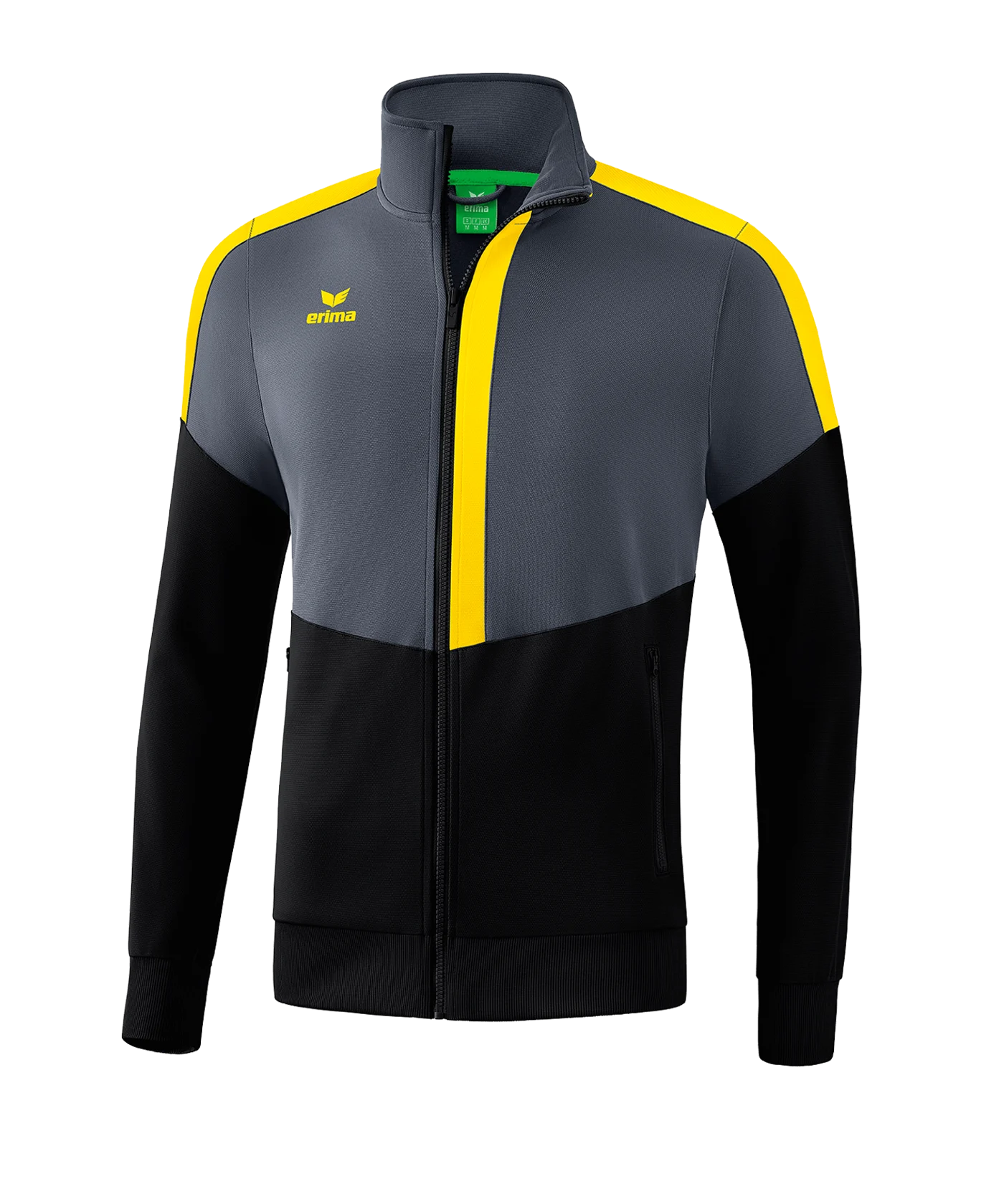 Erima Squad Trainingsjacke Kids Grau Schwarz