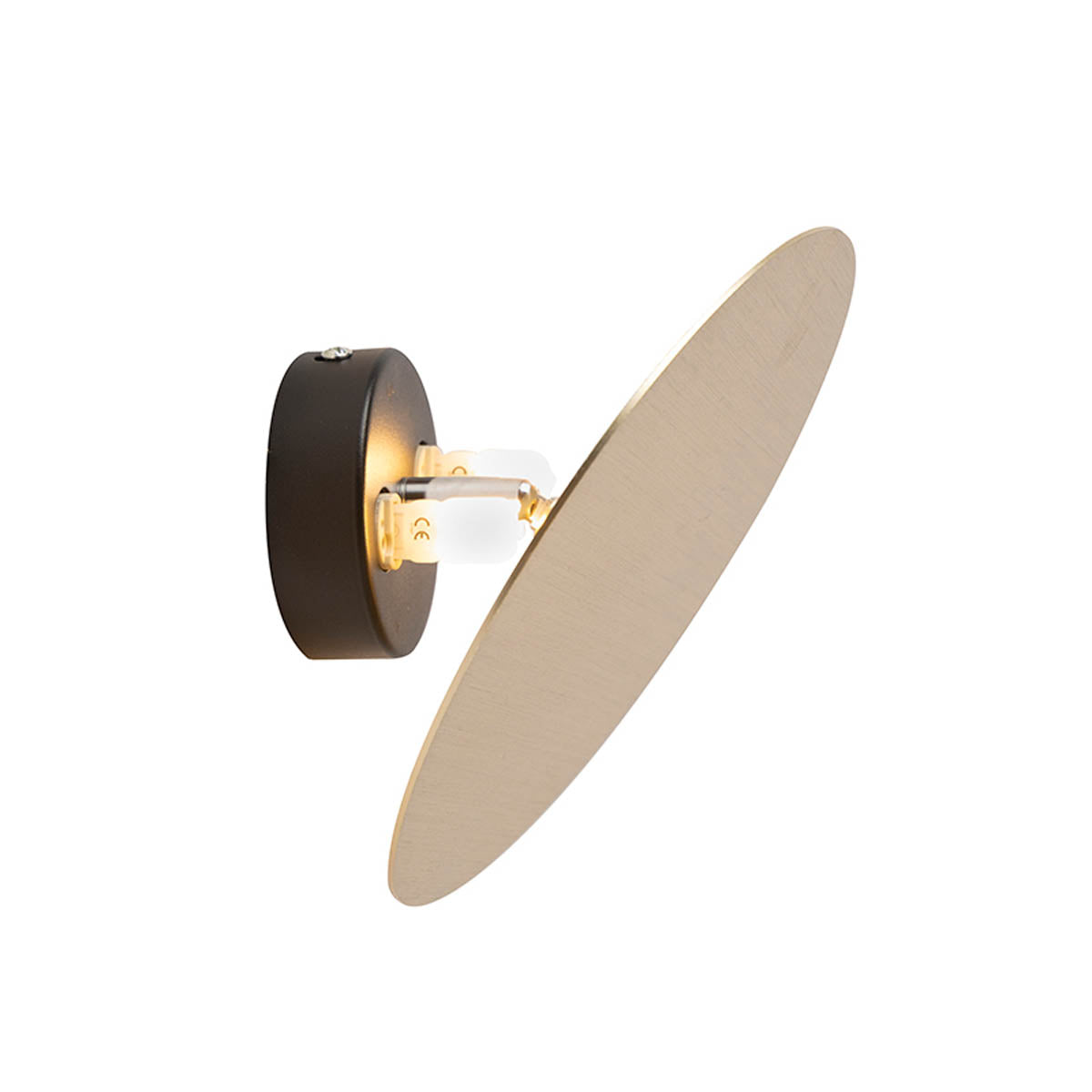 QAZQA Design wandlamp goud kantelbaar - Pulley