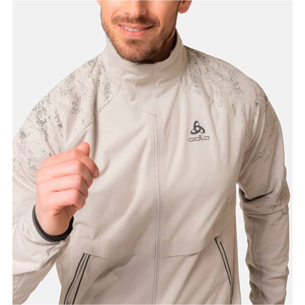 Veste running ODLO ZEROWEIGHT PRO WARM REFLECT JKT SILVER CLOUD
