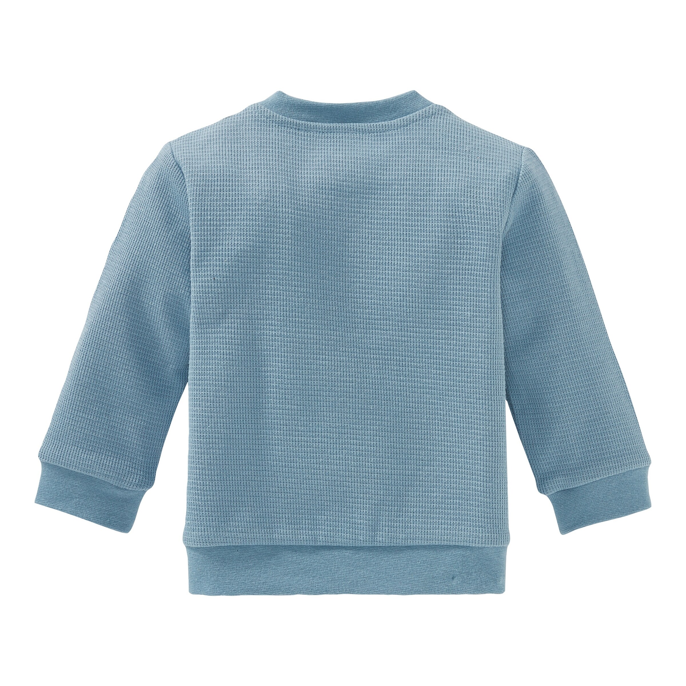 Bornino - Lieblinge Sweatshirt Waffelpiqué blau
