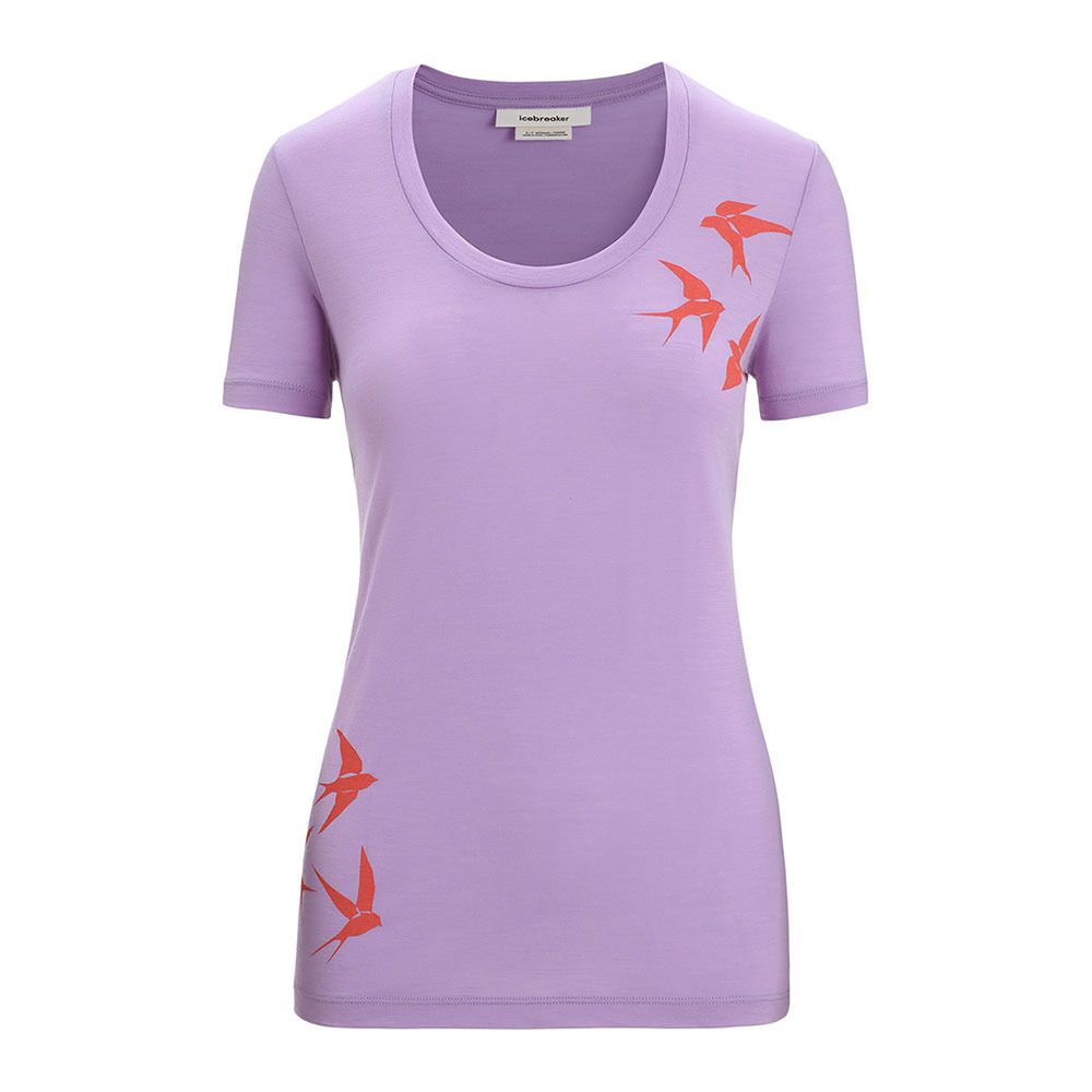 Icebreaker TECH LITE II - Tee-shirt Femme purple gaze