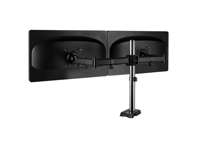 Arctic Cooling Tischhalterung Z2 (Gen 3) bis 30 kg – Schwar Dual-Monitorarm mit USB Hub