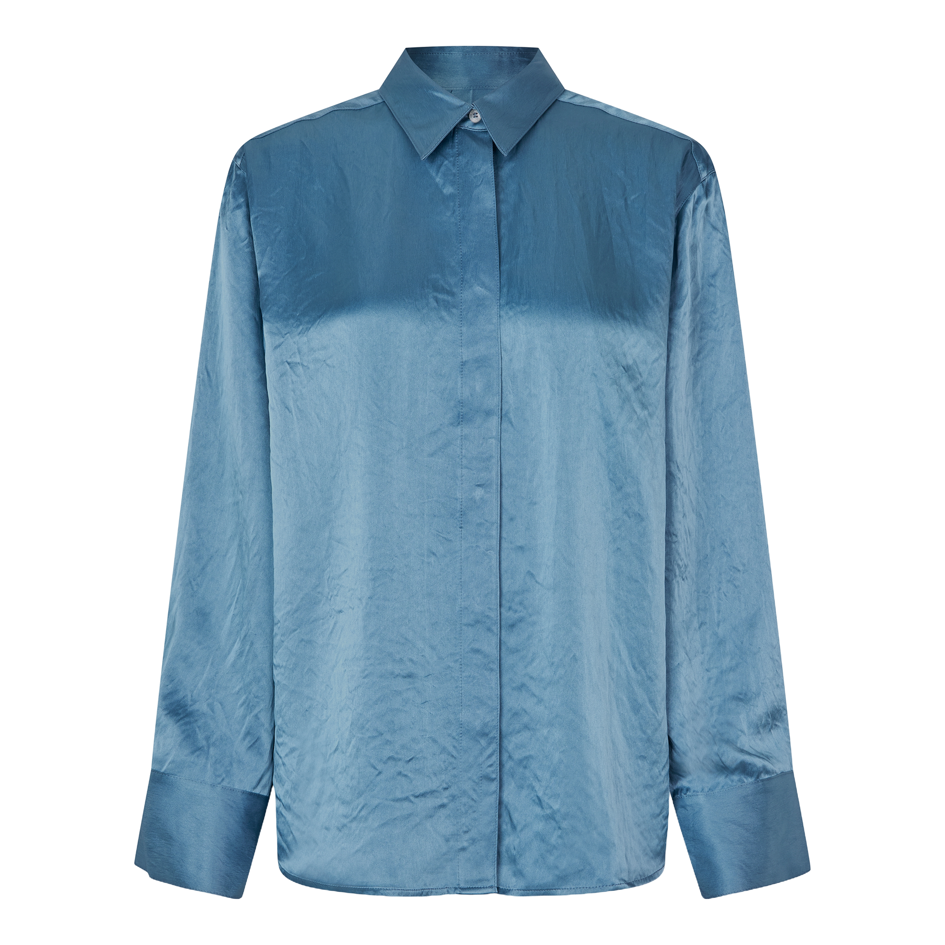 SANOK - Chemise ample boutonnée | Bleu