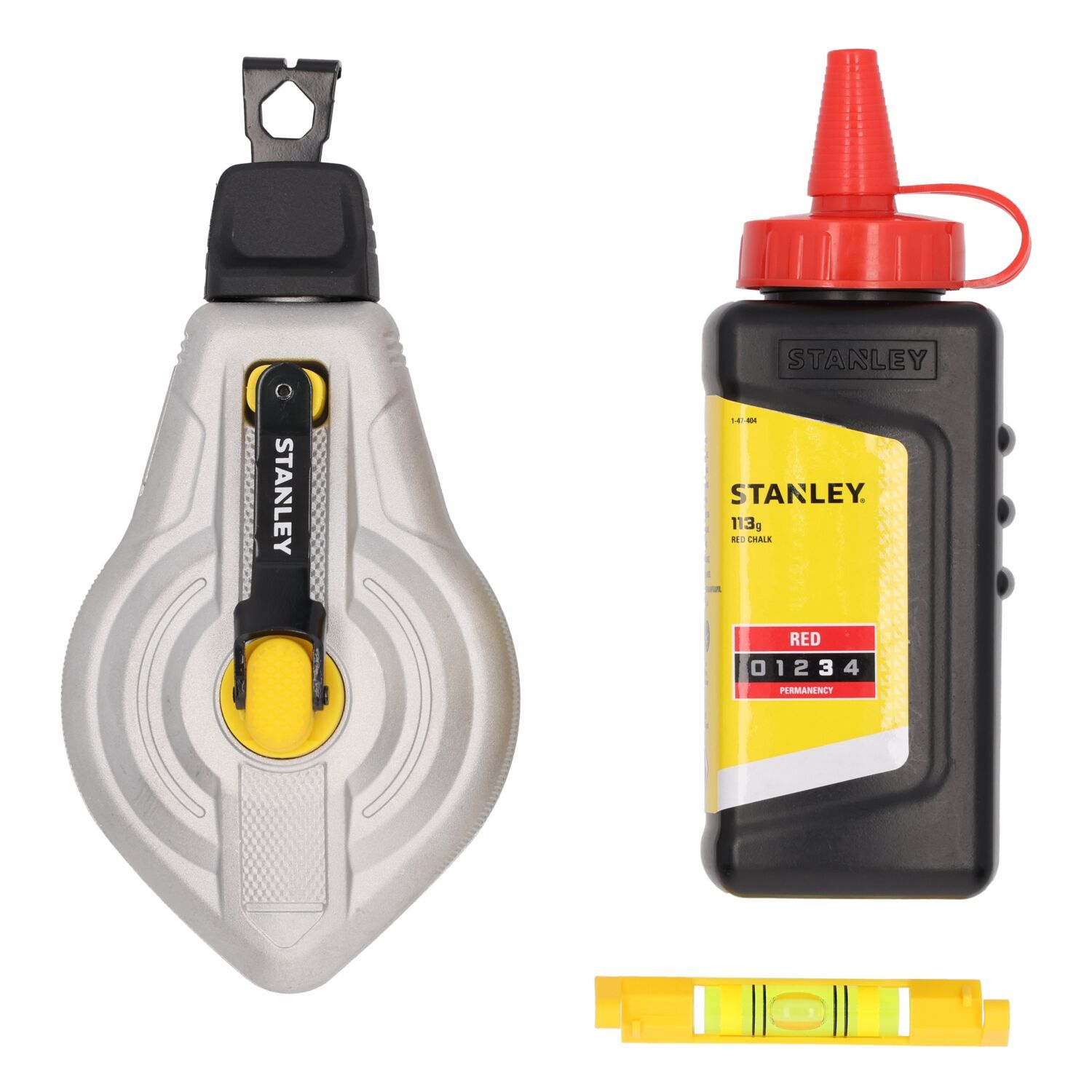 Stanley STHT47612-0 Slaglijnmolenkit (6:1 alu   rood   waterpas)