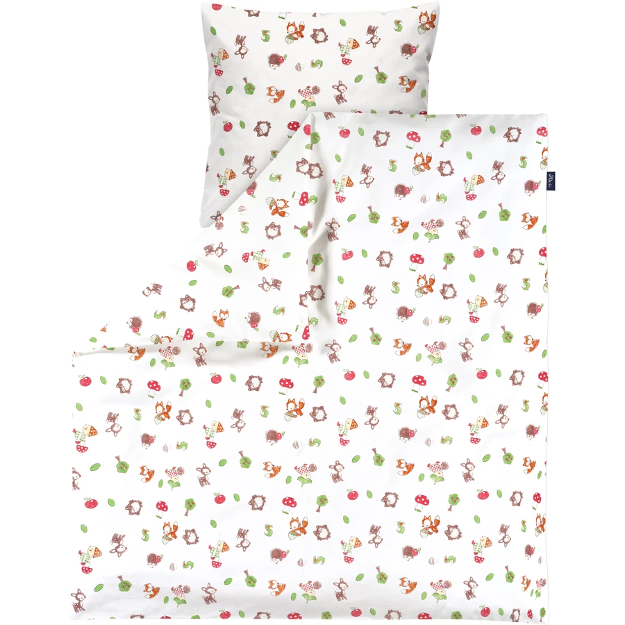 Alvi® Bettwäsche Standard Waldfreunde 80 x 80 cm