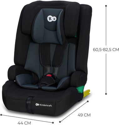 Kinderkraft SAFETY-FIX 2 I-Size Bilstol, Black