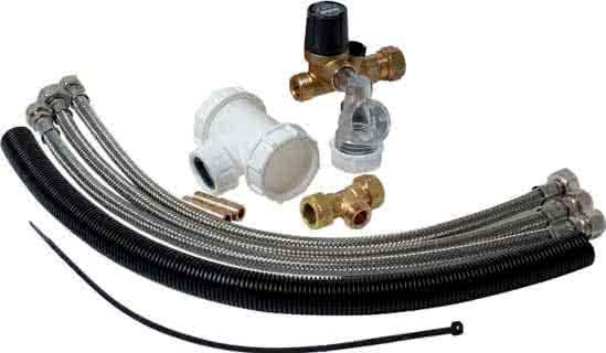 Aansluitset voor boilers met 12mm aansluiting
