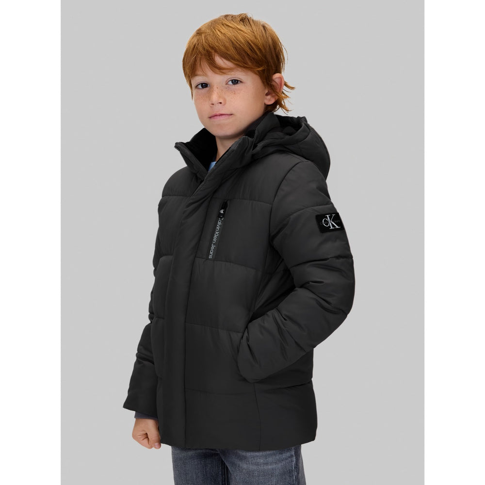 Essential Puffer Jakke Ck Black