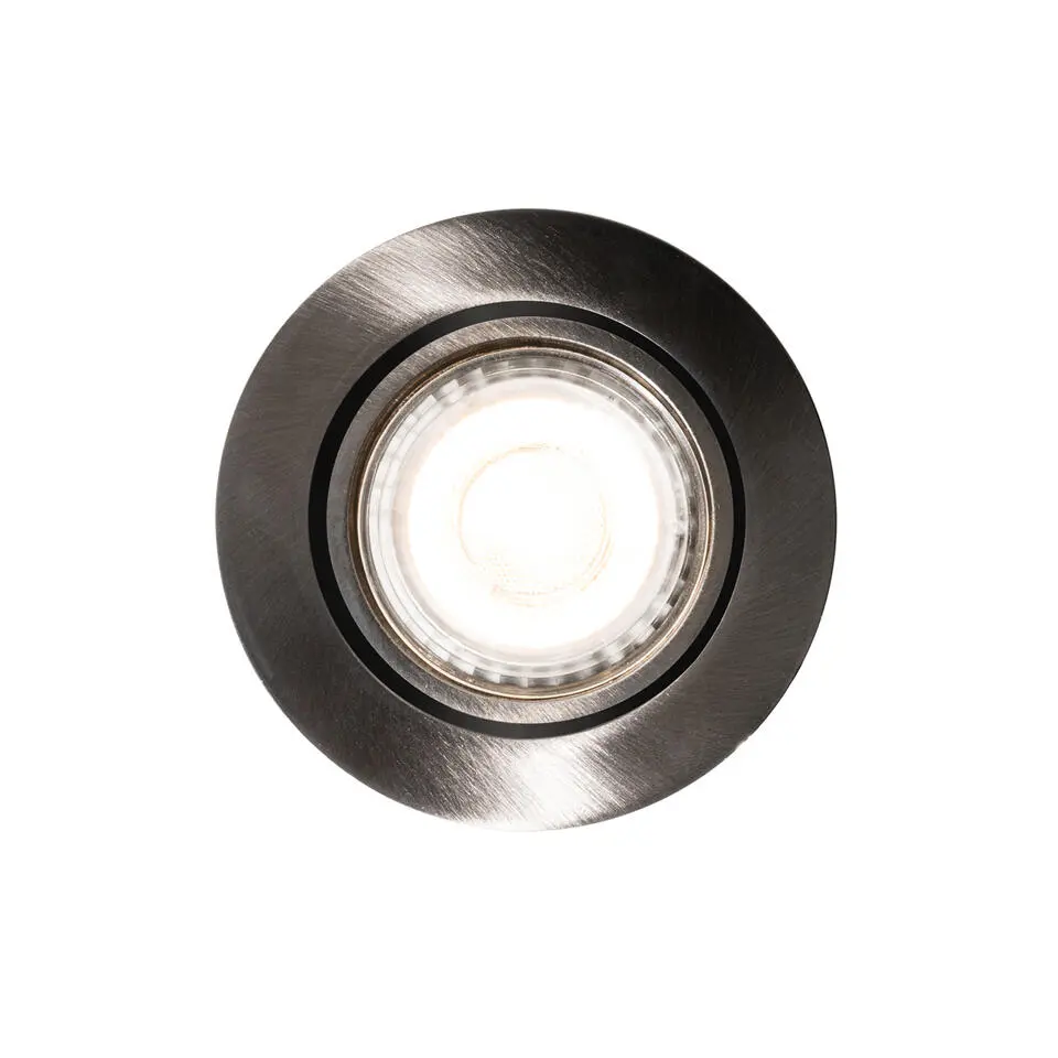 Qazqa inbouwspots cisco gunmetal gu10