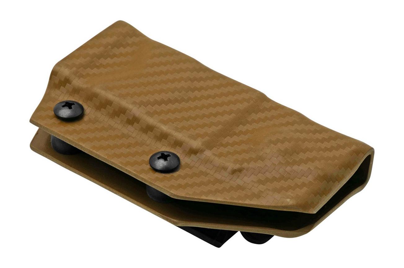 Clip And Carry Kydex Sheath Gerber MP600, Carbon Fiber Brown GMP600-CF-BRN riemholster