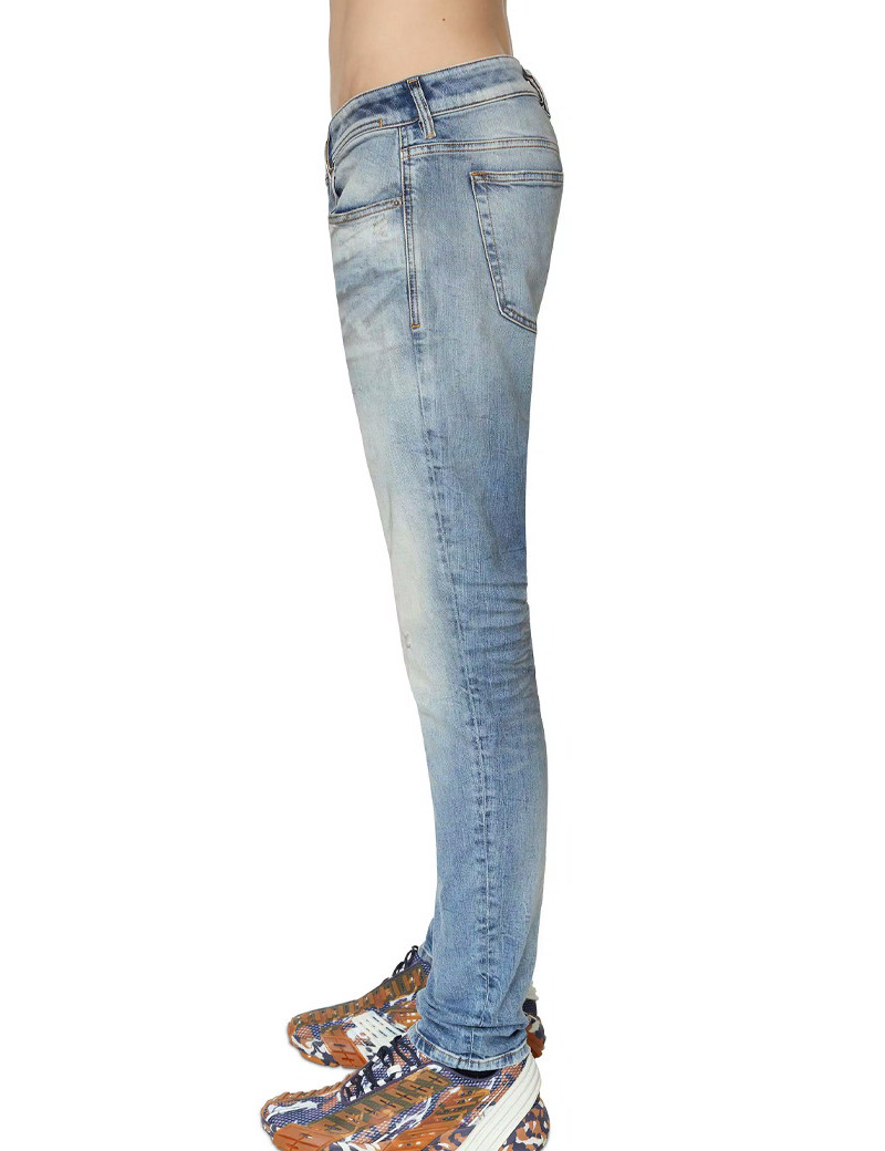 DIESEL JEAN SKINNY DÉLAVÉ HOMME SLEENKER DESTROY 68BI