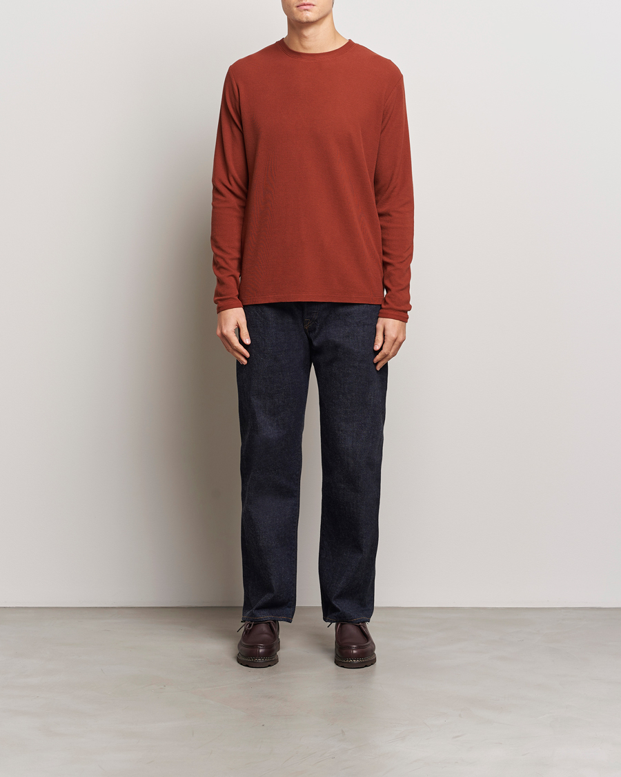 NN07 Clive Knitted Sweater Rust Red