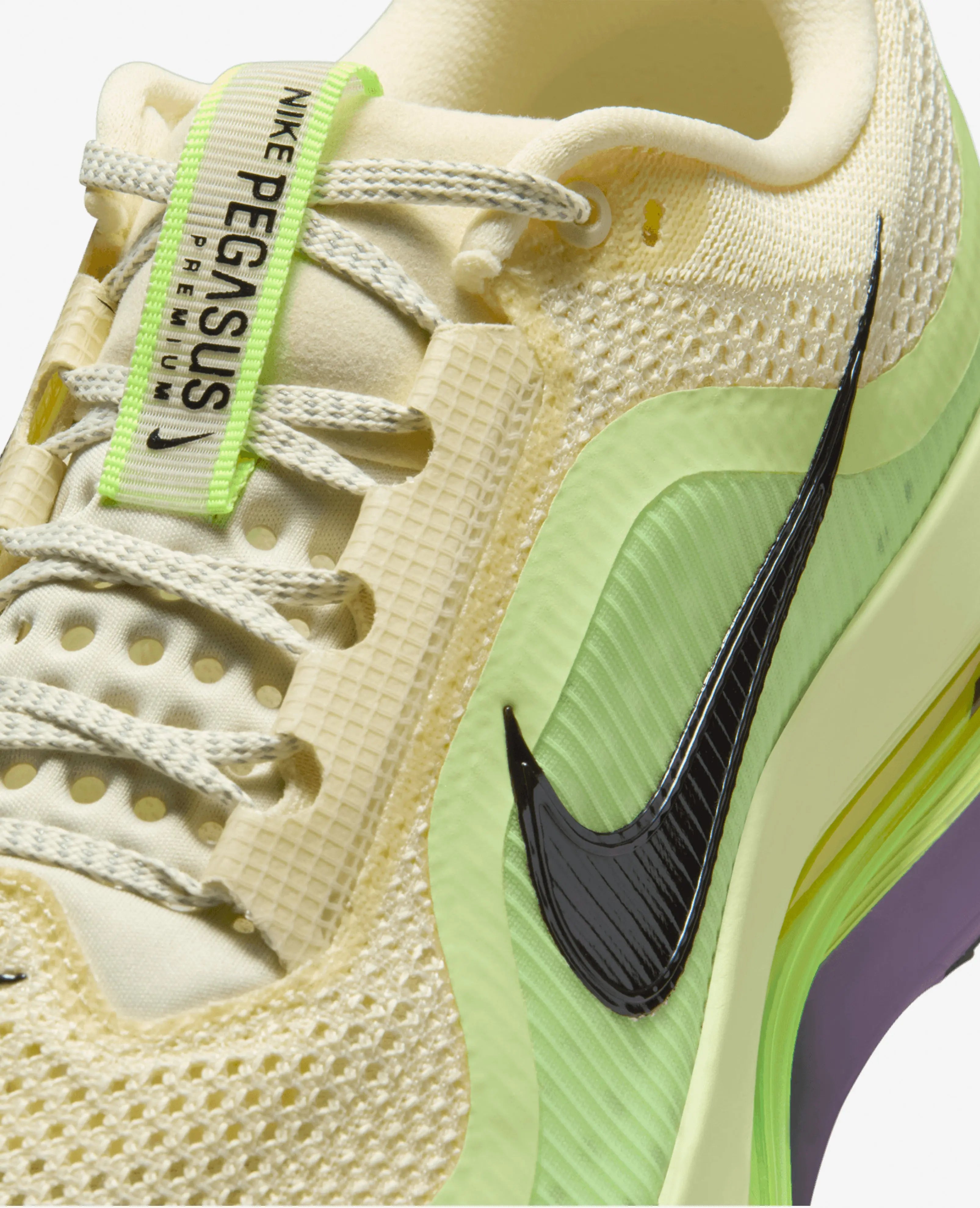 Nike Pegasus Premium (ALABASTER/BLACK-BARELY VOLT-VOLT ICE)