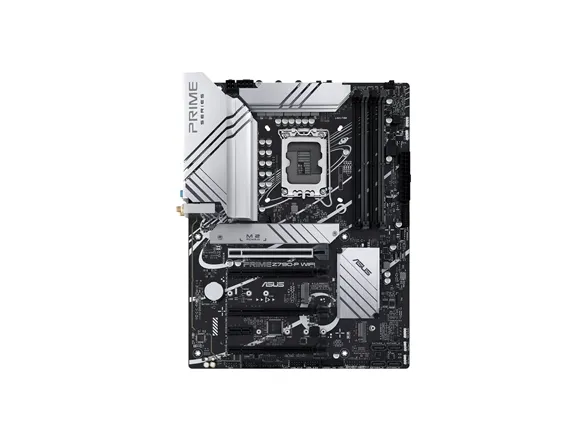 ASUS Prime Z790-P WIFI - Bundkort - ATX - LGA1700 sokkel - Z790 Chipset - USB-C 3.2 Gen 2x2, USB 3.2 Gen 1, USB 3.2 Gen 2, USB-C Gen2 - 2.5 Gigabit LAN, Wi-Fi 6, Bluetooth - onboard grafik (CPU påkrævet) - HD Audio (8-kanaler)