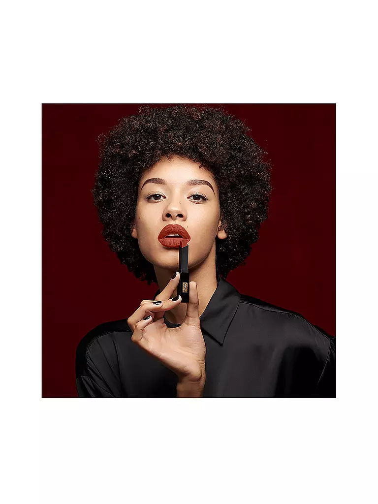 YVES SAINT LAURENT Lippenstift -  Rouge Pur Couture The Slim  Velvet Radical (321 Revent Maroon) dunkelrot
