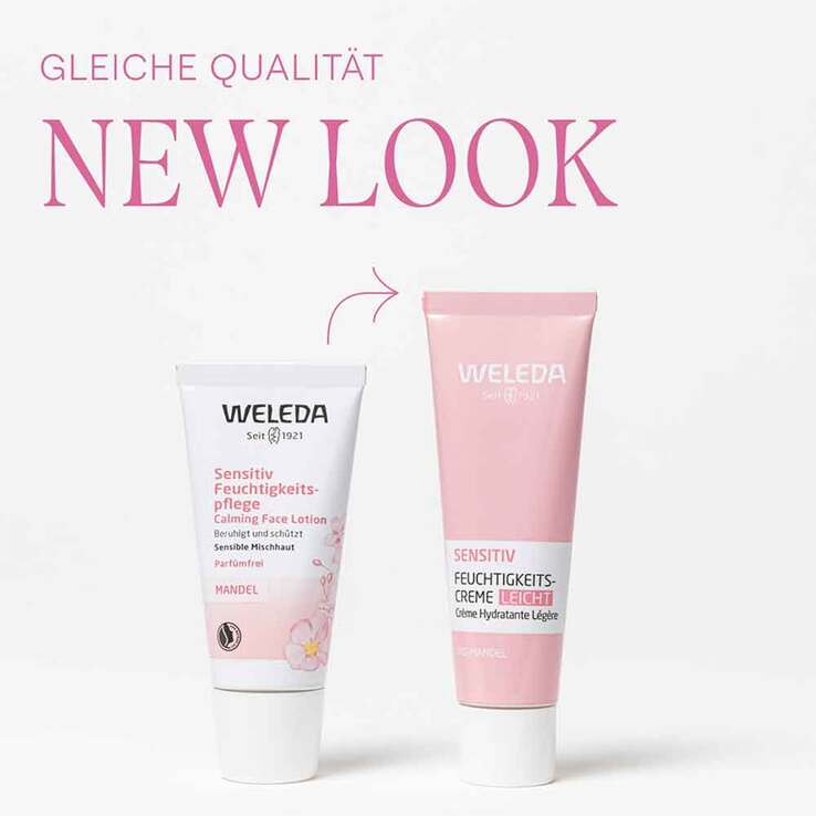 Weleda Sensitiv Feuchtigkeitscreme leicht Mandel, 30 ml
