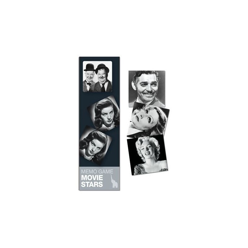Memo Game Movie Stars