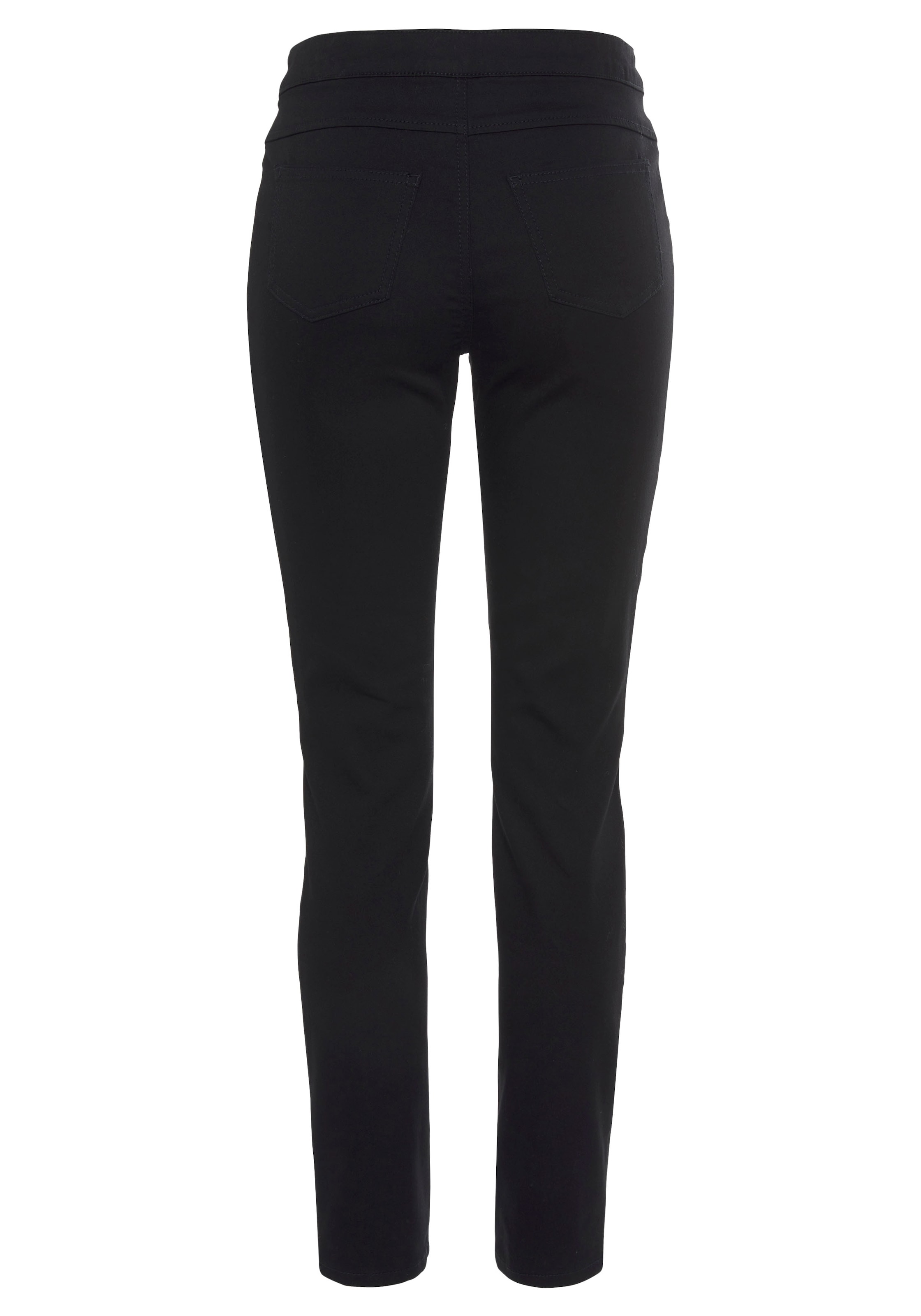 Vivance Jeggings  mit Zipperdetails, elastische Skinny-Jeans, Basic
