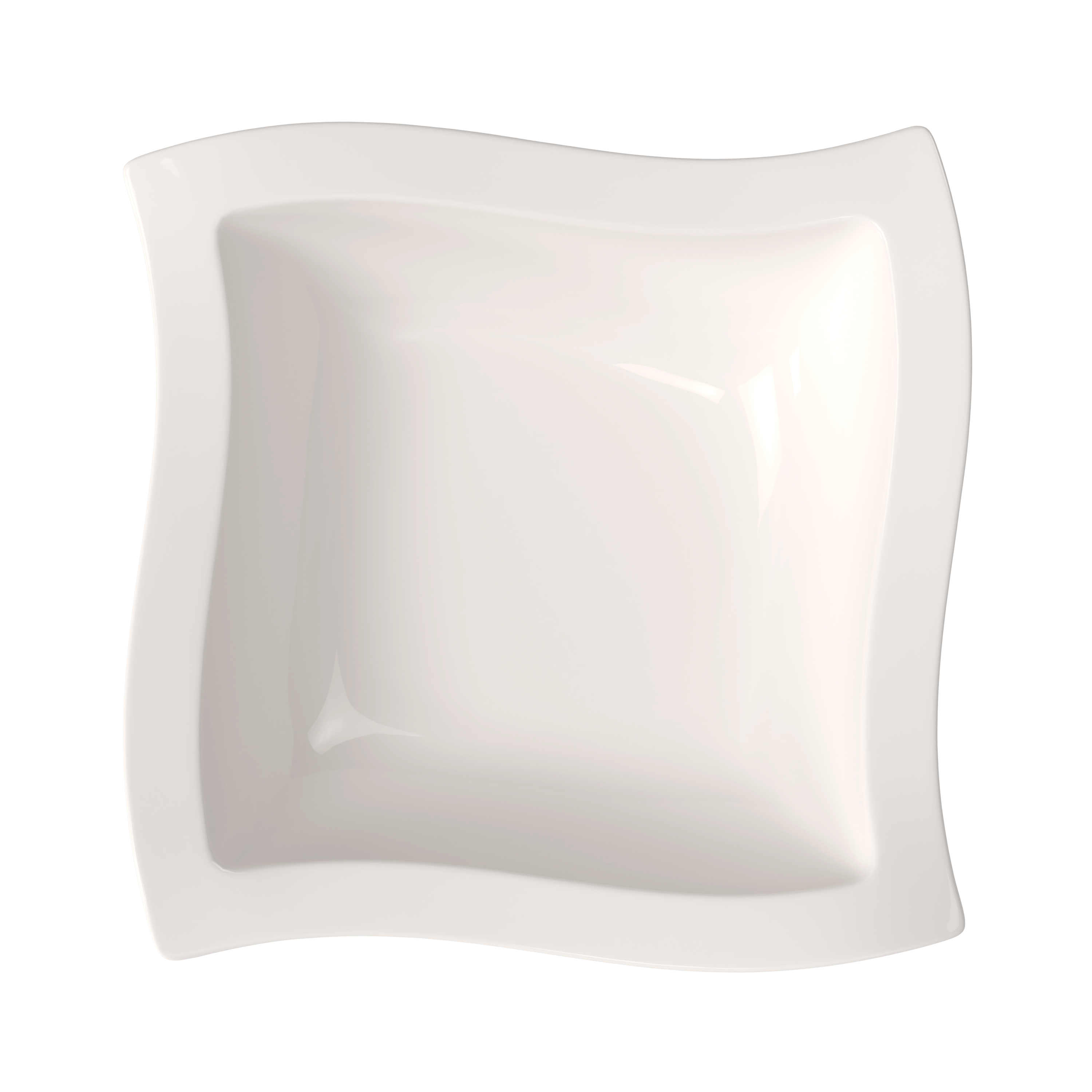 NewWave Salad serving bowl White, 74.4 oz, Premium Porcelain