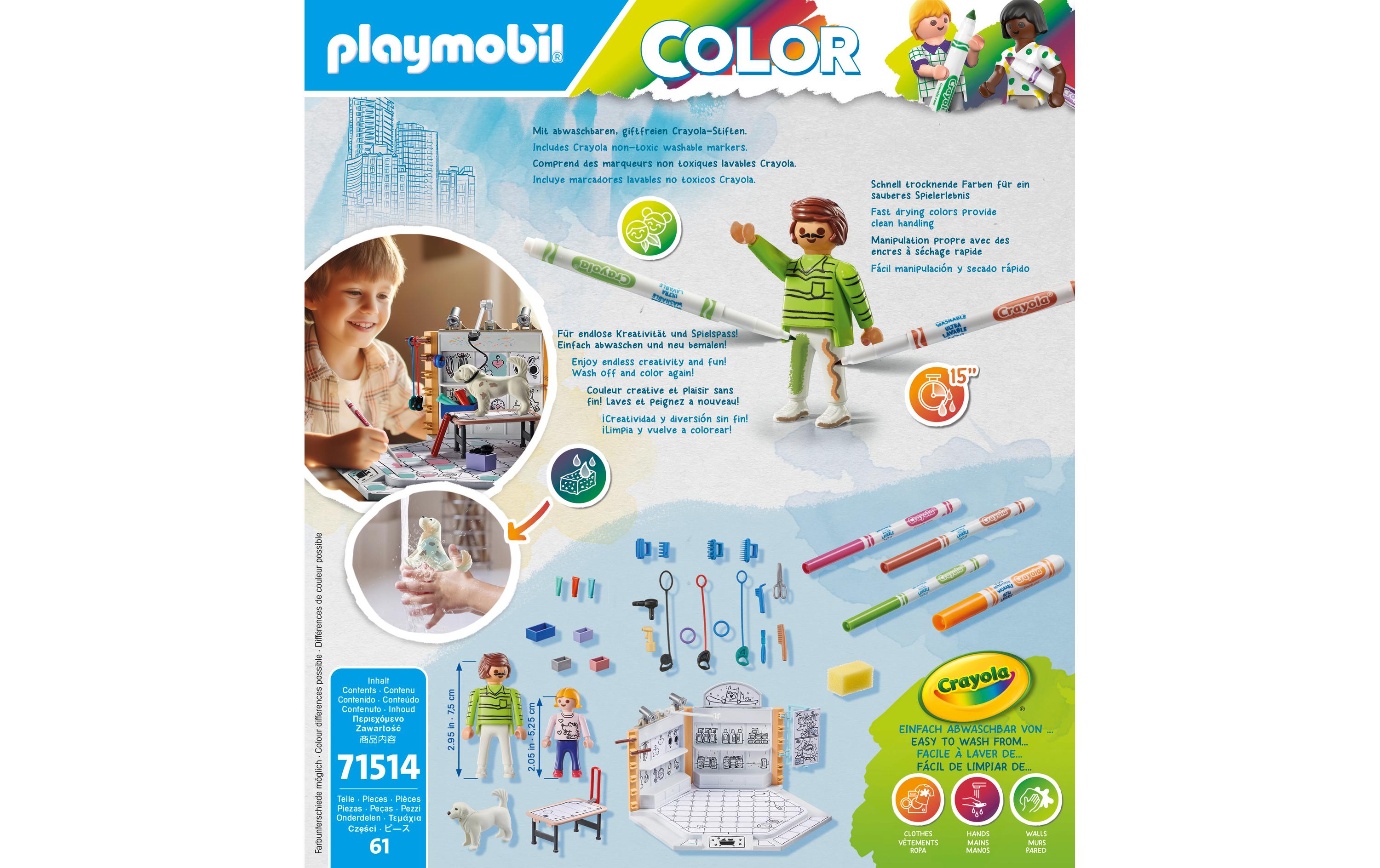 Color Hundesalon 71514Spiel- und Malset aus der Serie Color