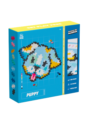Plus-Plus Puzzle By Number Puppy 500pcs