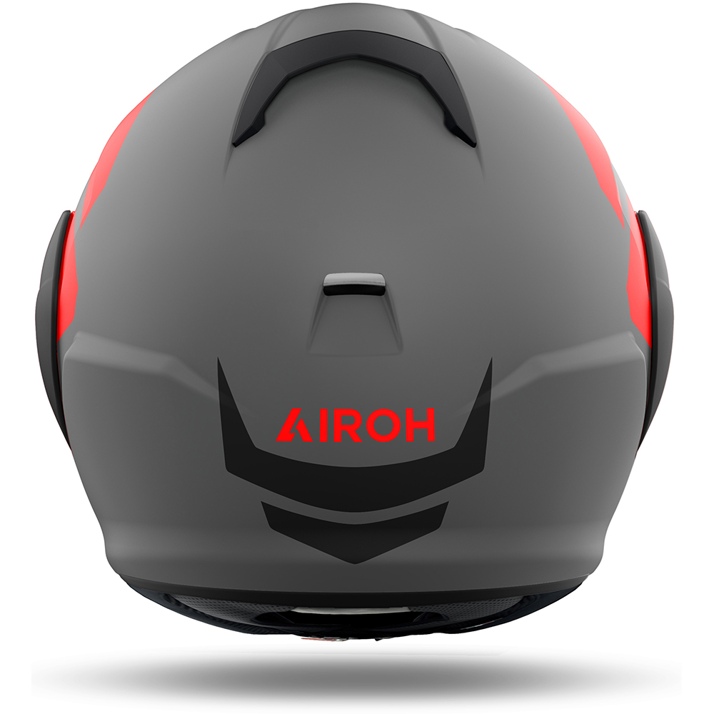 Airoh - Casque Mathisse Illusion Gris Mat / Noir / Orange