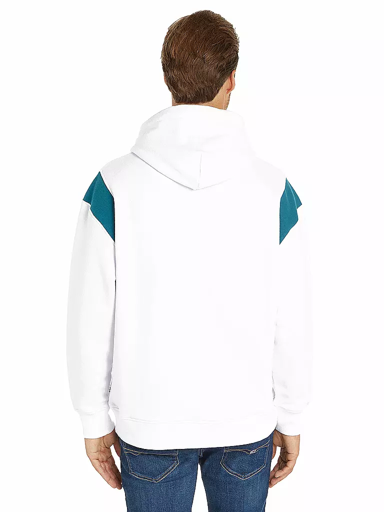 TOMMY JEANS Kapuzensweater - Hoodie  weiss