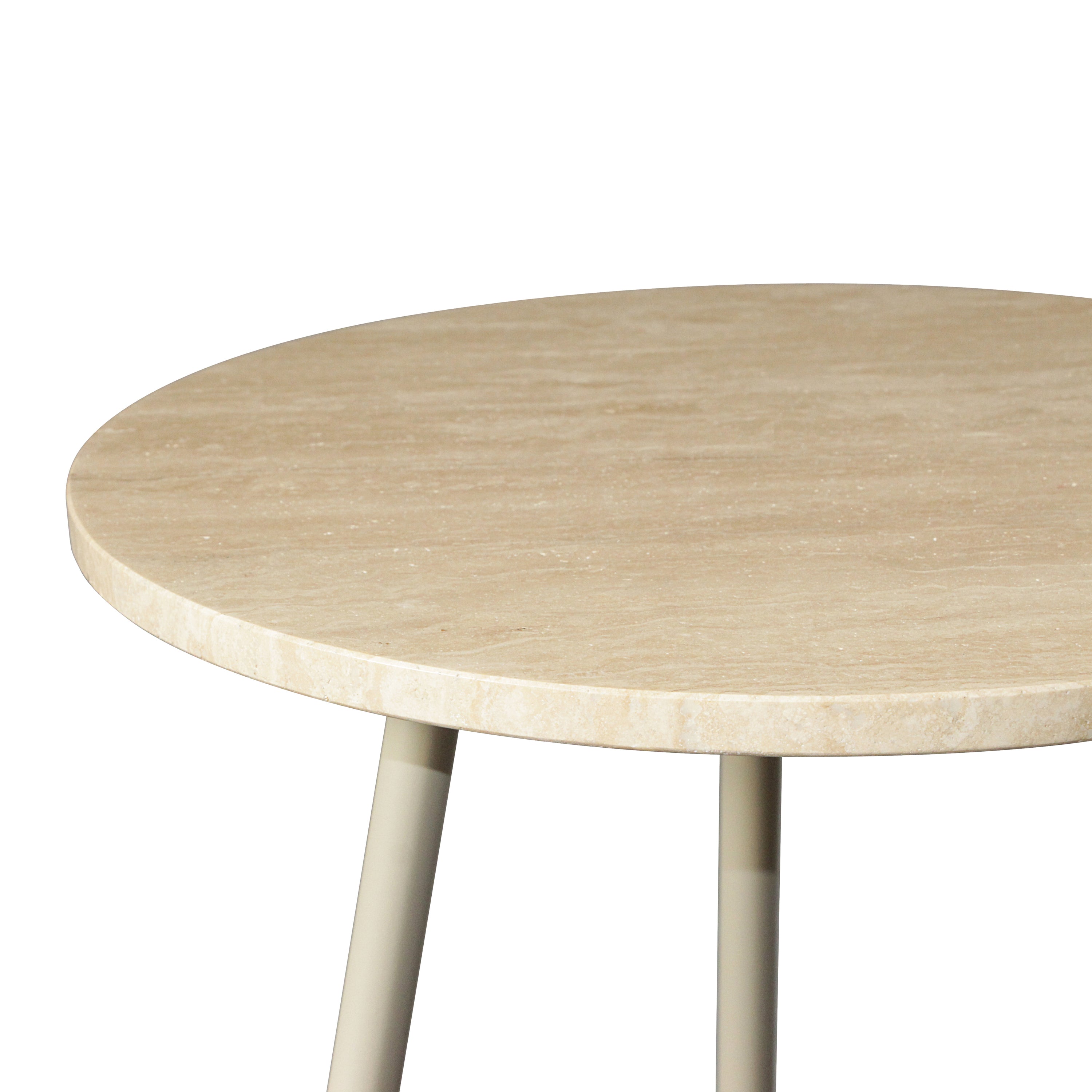 by fonQ Vein Bijzettafel H 51 x Ã 45 cm - Naturel
