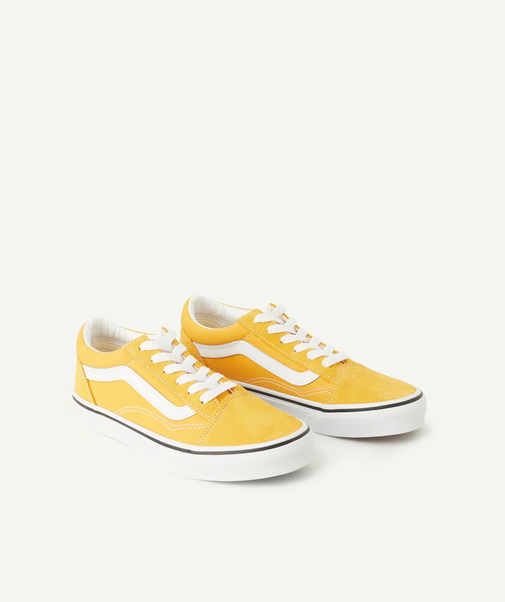 VANSbaskets basses enfant old skool jaunes