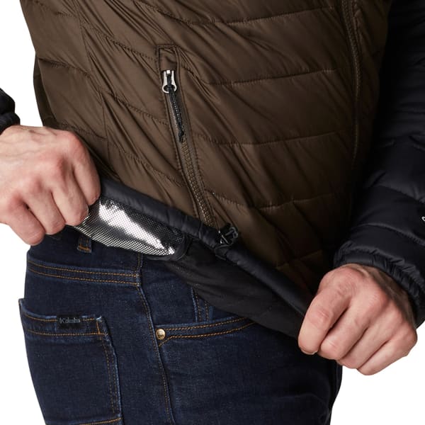 Doudoune randonnée COLUMBIA POWDER LITE HOODED JKT CORDOVAN ANCIE