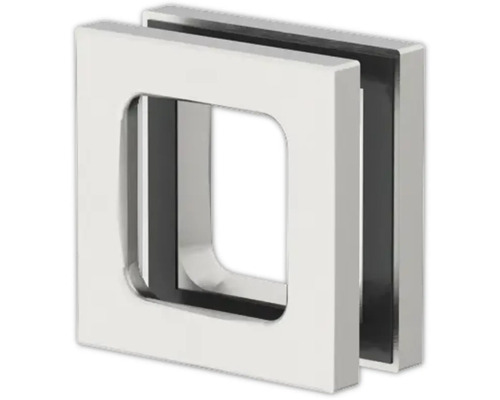 Pertura Risa vierkante verzonken handgreep paar 75x75 mm voor lijmen, roestvrij staal, vergelijkbare geanodiseerde afwerking