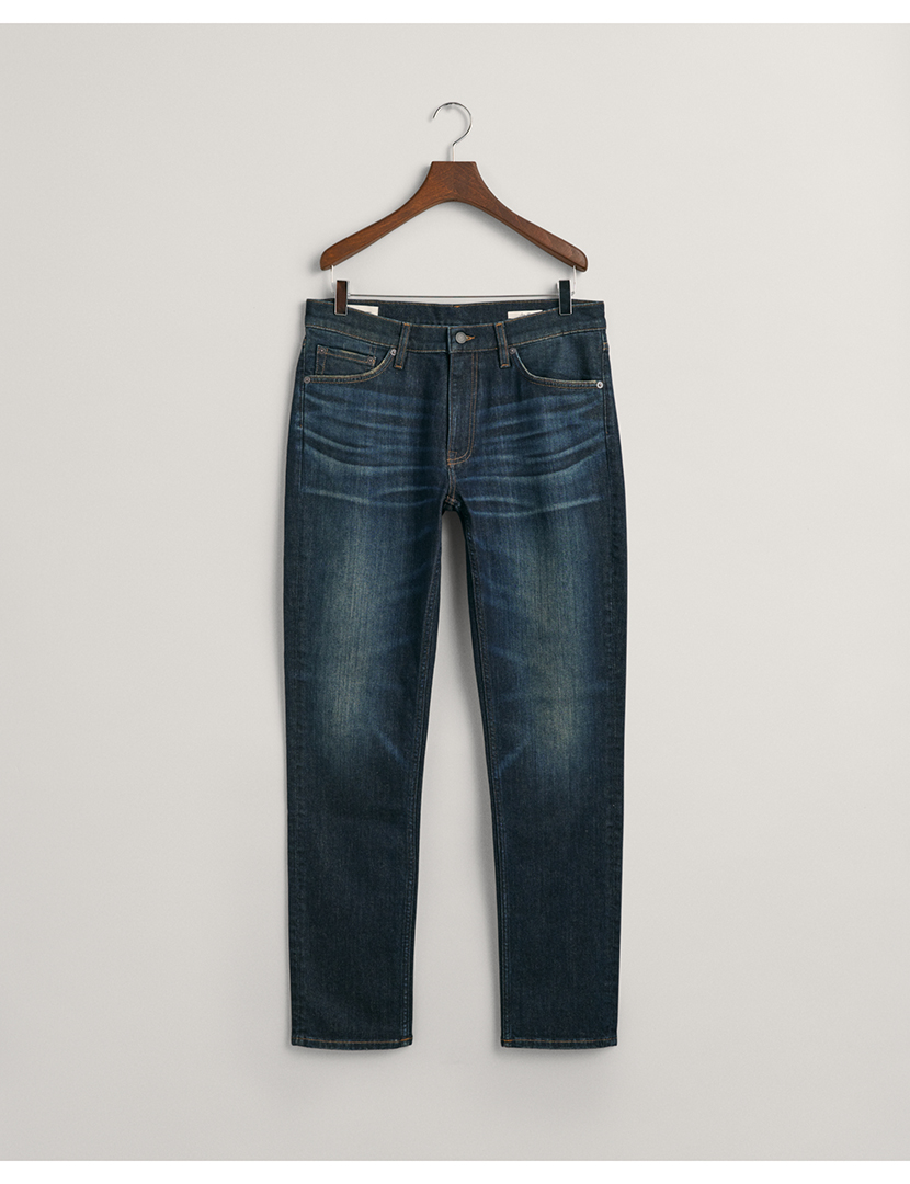 Dark Blue Slim Archive Jeans