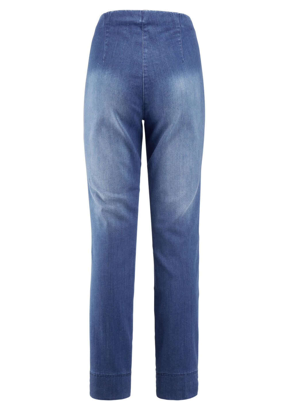 Jeans mit abgesteppten Biesen