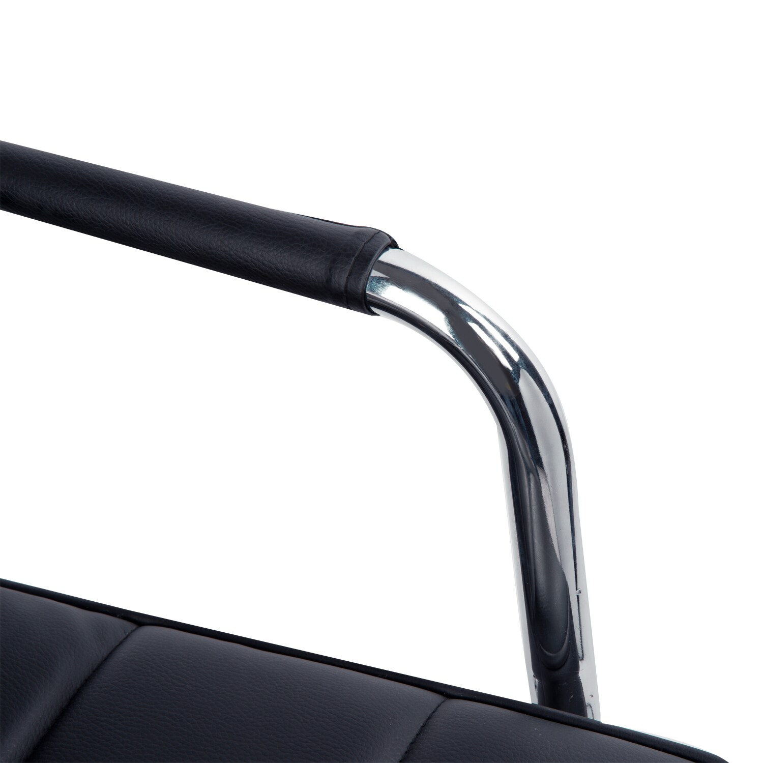 HOMCOM Bürostuhl mit Rollen schwarz B52,5 x T54 x H82-94 cm