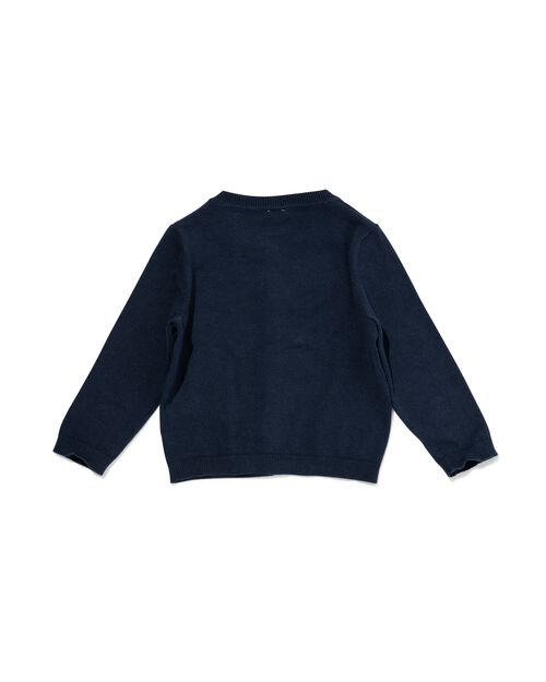 gilet enfant bleu foncé