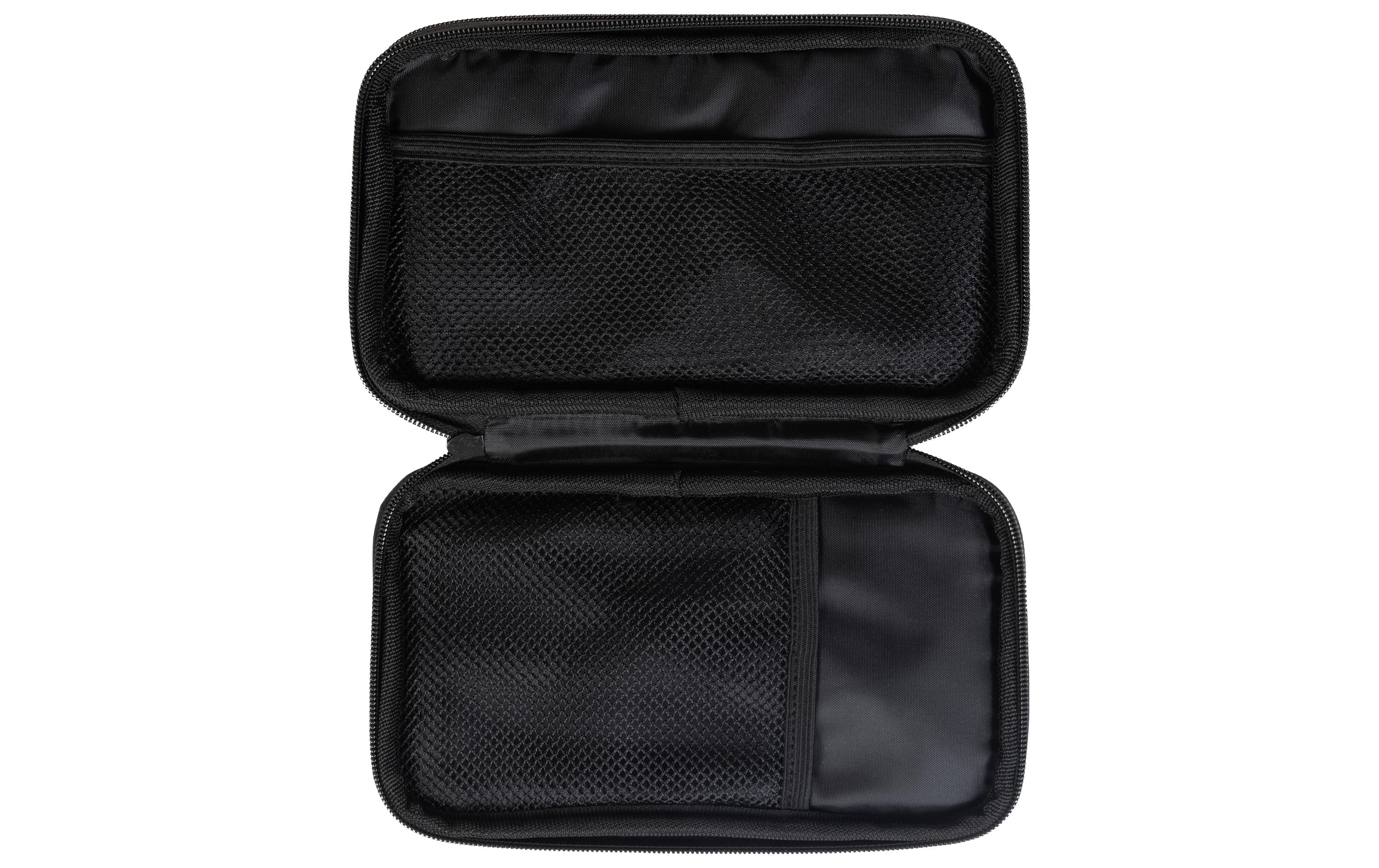 Reisetasche Tech-Zubehör Mini, GrauZubehörtasche für Powerbank, Ladegerät, USB-Stick, Kabel und mehr