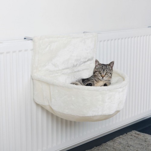 Cama de gato com radiador branco