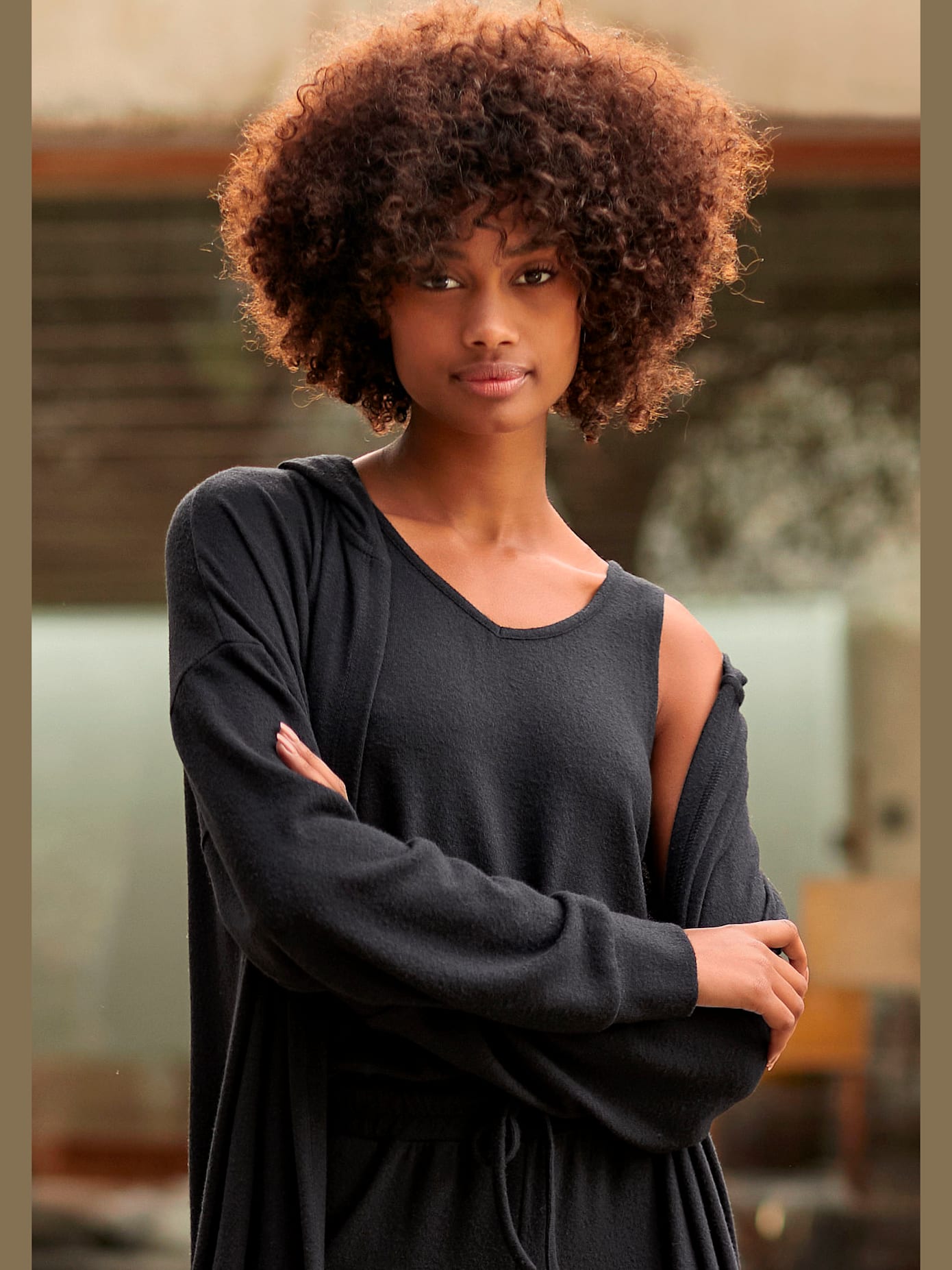 Débardeur en tricot débardeur uni avec larges bretelles