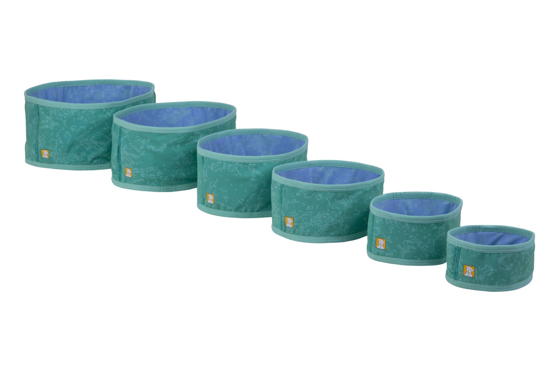 Guêtre de cou de refroidissement swamp cooler™ rêversible avec une couverture upf 50+. Couleur: pourpre/sarcelle, taille: s