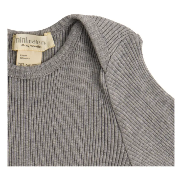 Minimalisma Body Bono Soie et Coton | Gris