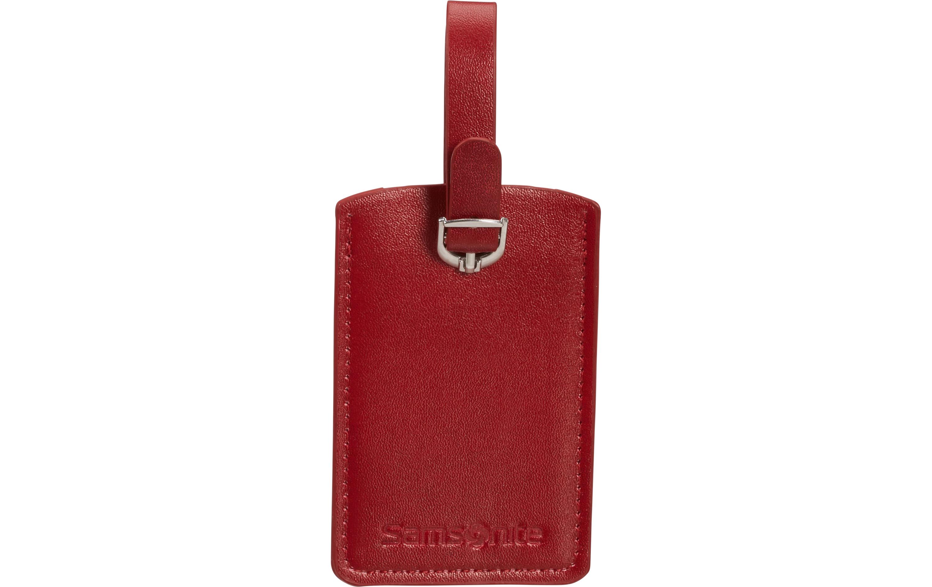 G.T. Rectangle Luggage Tag 2 Stück, RotGepäckanhänger