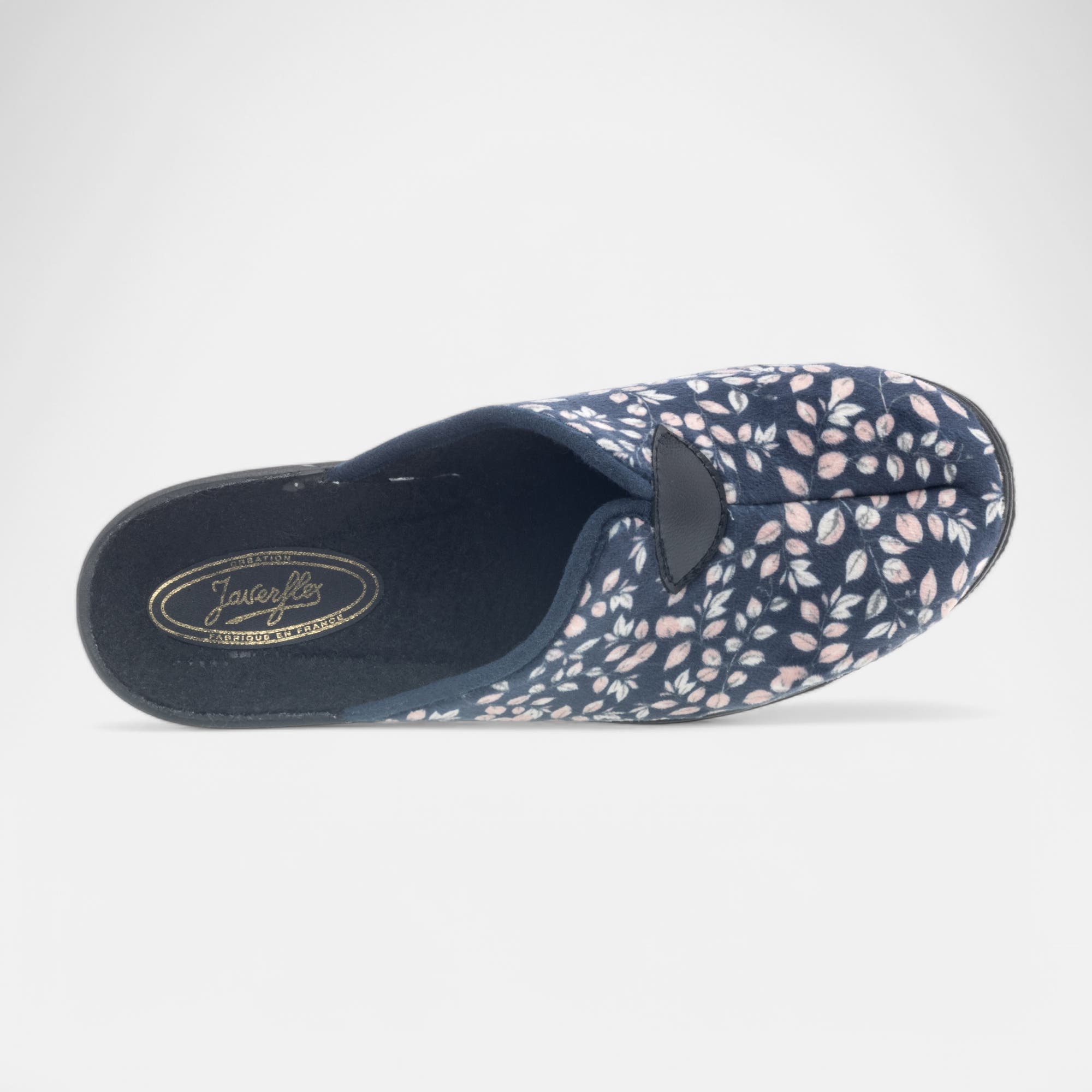Pantoufles sabots Femme bleu marine