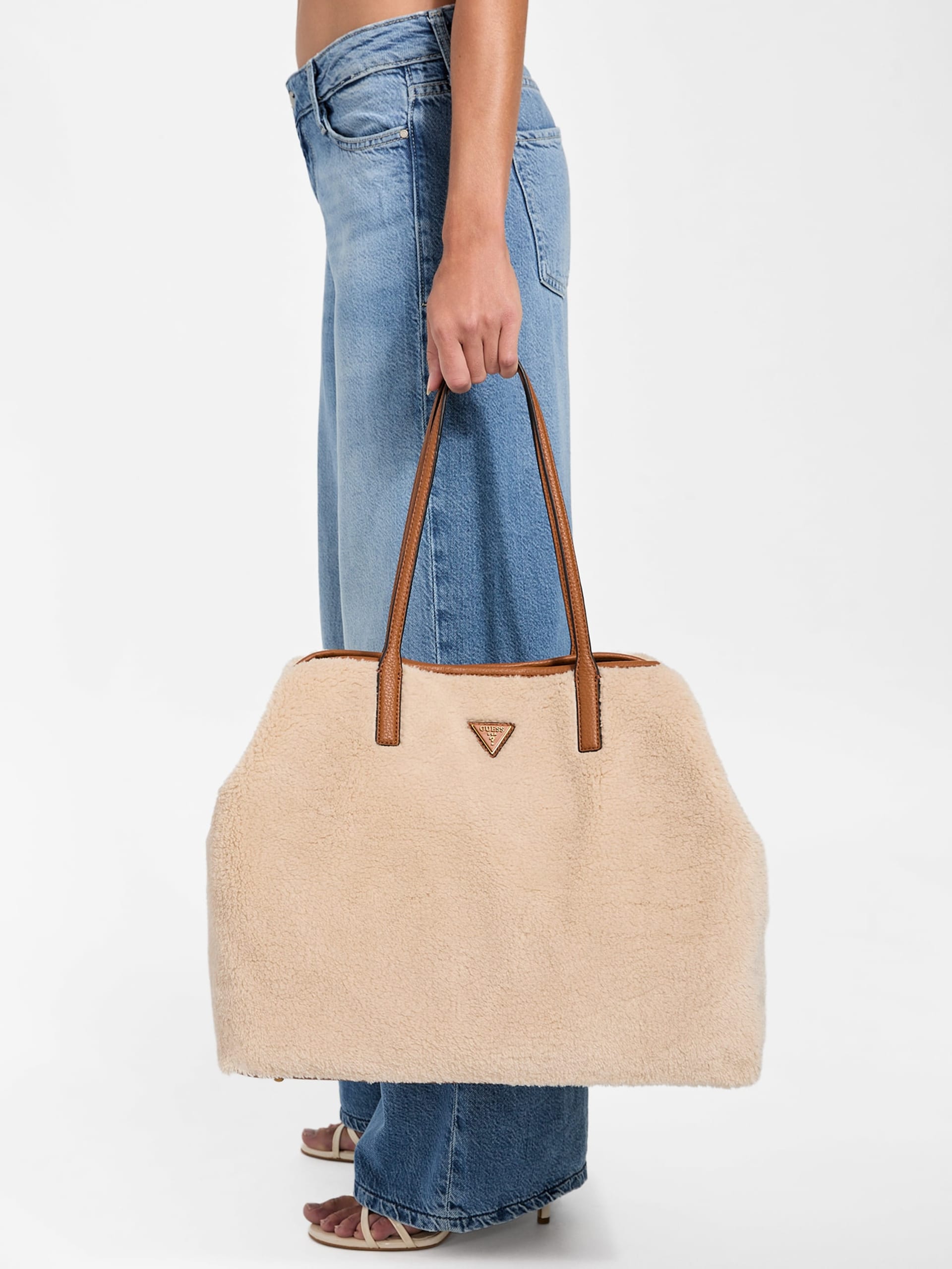 Conjunto de Bolsa Grande Victoria Shearling