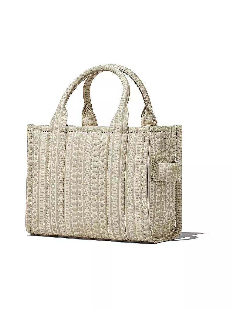 MARC JACOBS Ledertasche - Tote Bag THE SMALL TOTE LEATHER MONOGRAM  beige